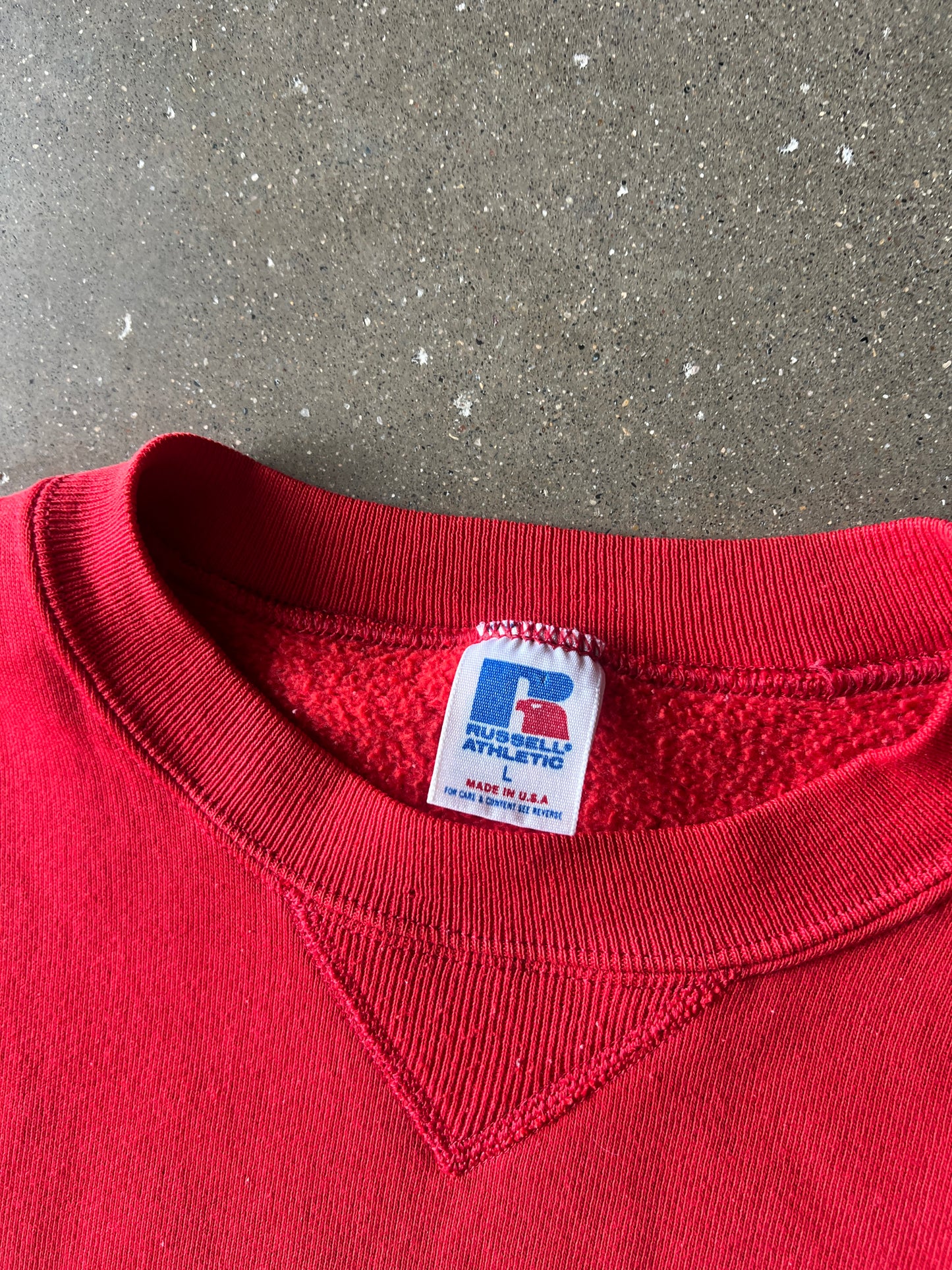 Vintage Red Georgia Bulldogs Crew Neck Sweater - L