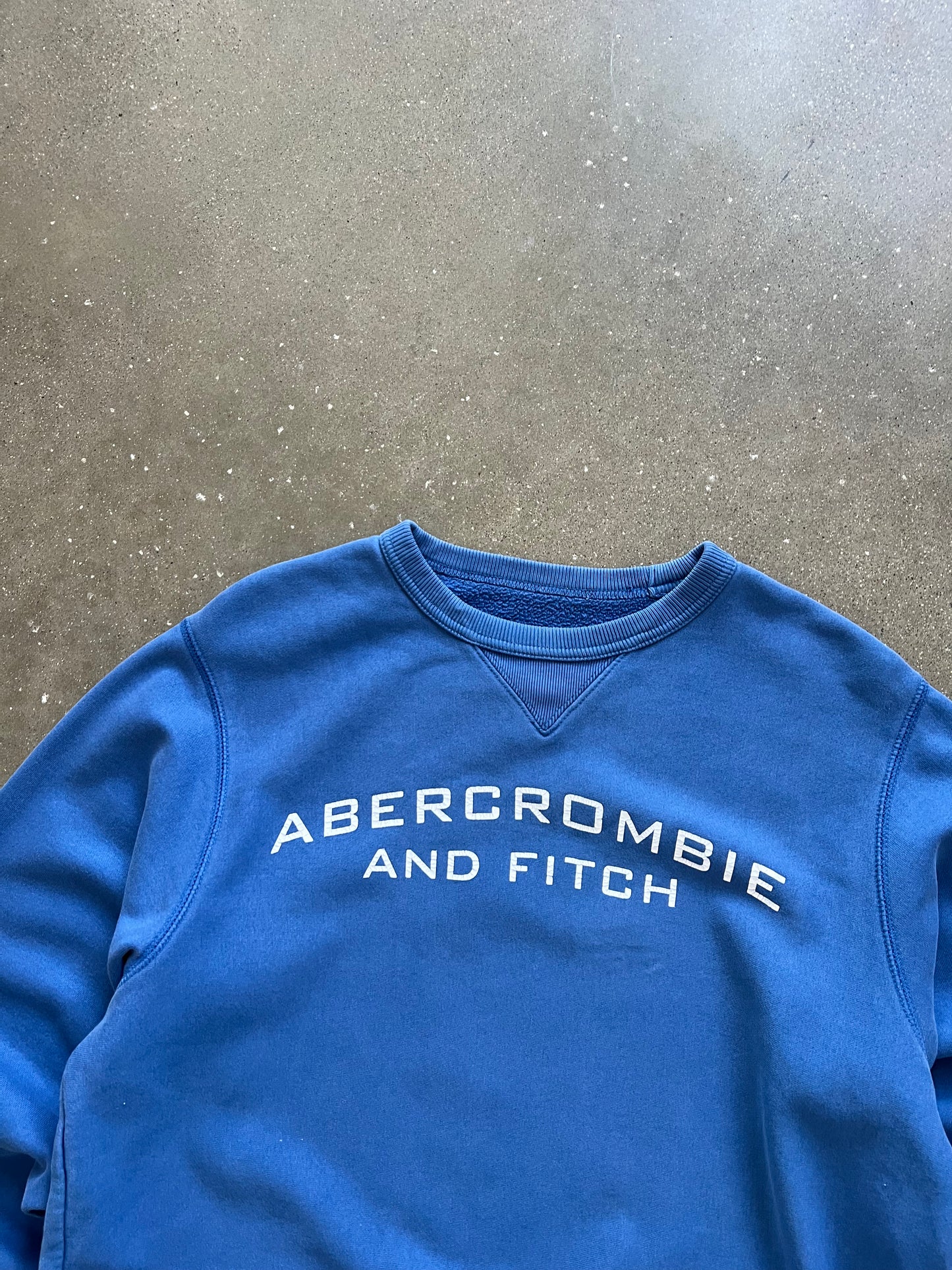 Vintage Sky Blue Abercrombie & Fitch Crew - S