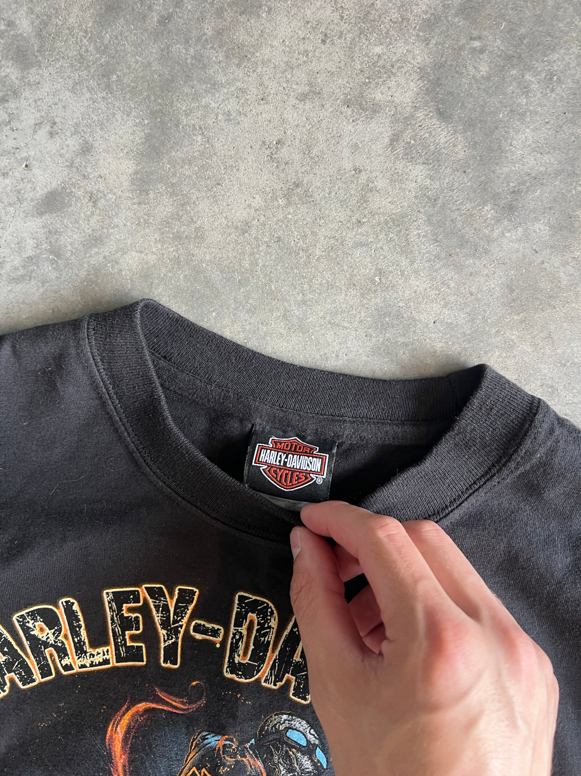 Vintage Black Harley Davidson Shirt - S