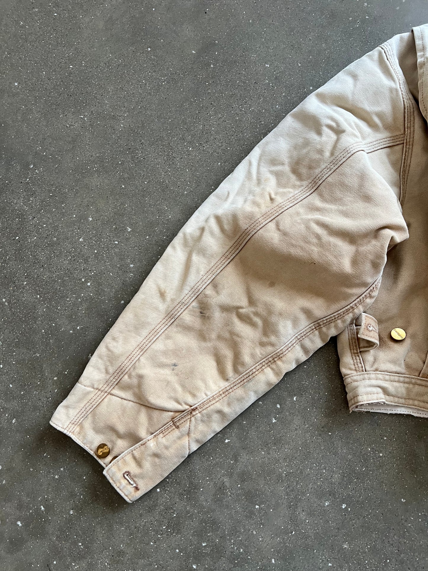 Vintage Tan Carhartt Cropped Jacket - L