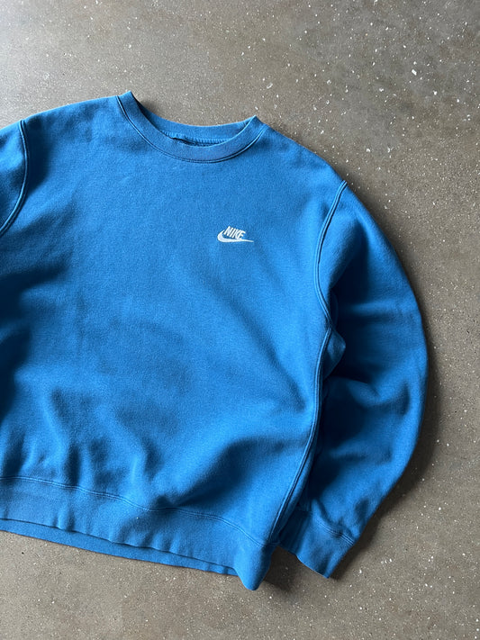 Vintage Blue Nike Crewneck - L