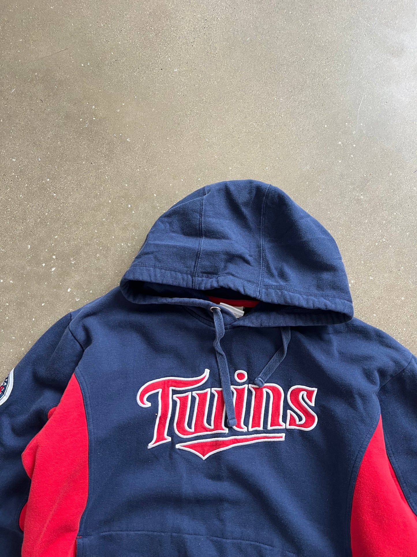 Vintage Blue Minnesota Twins Hoodie - M