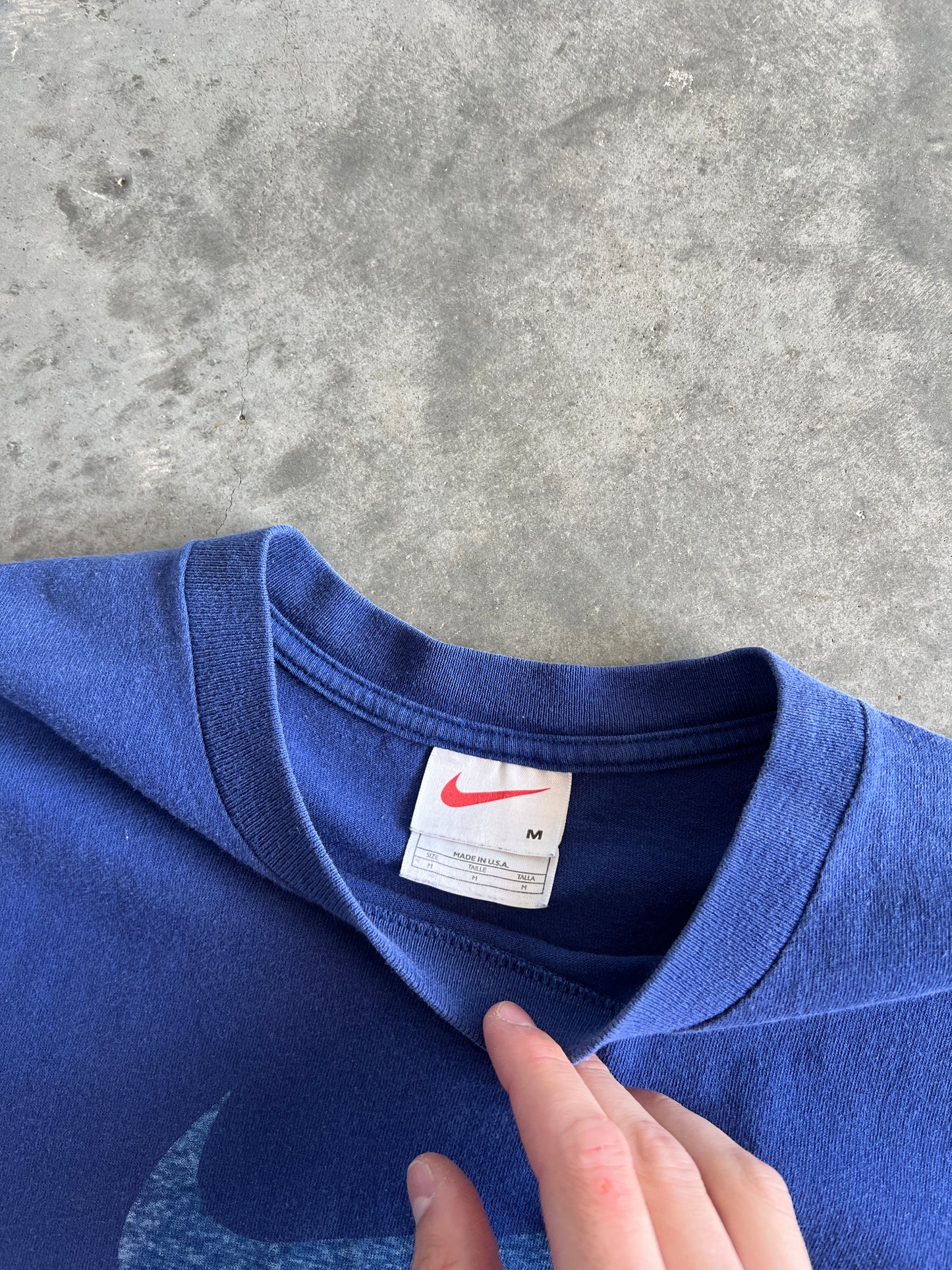 Vintage Dark Nike Swoosh Shirt - M