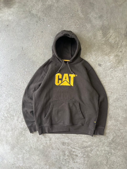 Vintage Brown Cat Hoodie - XL