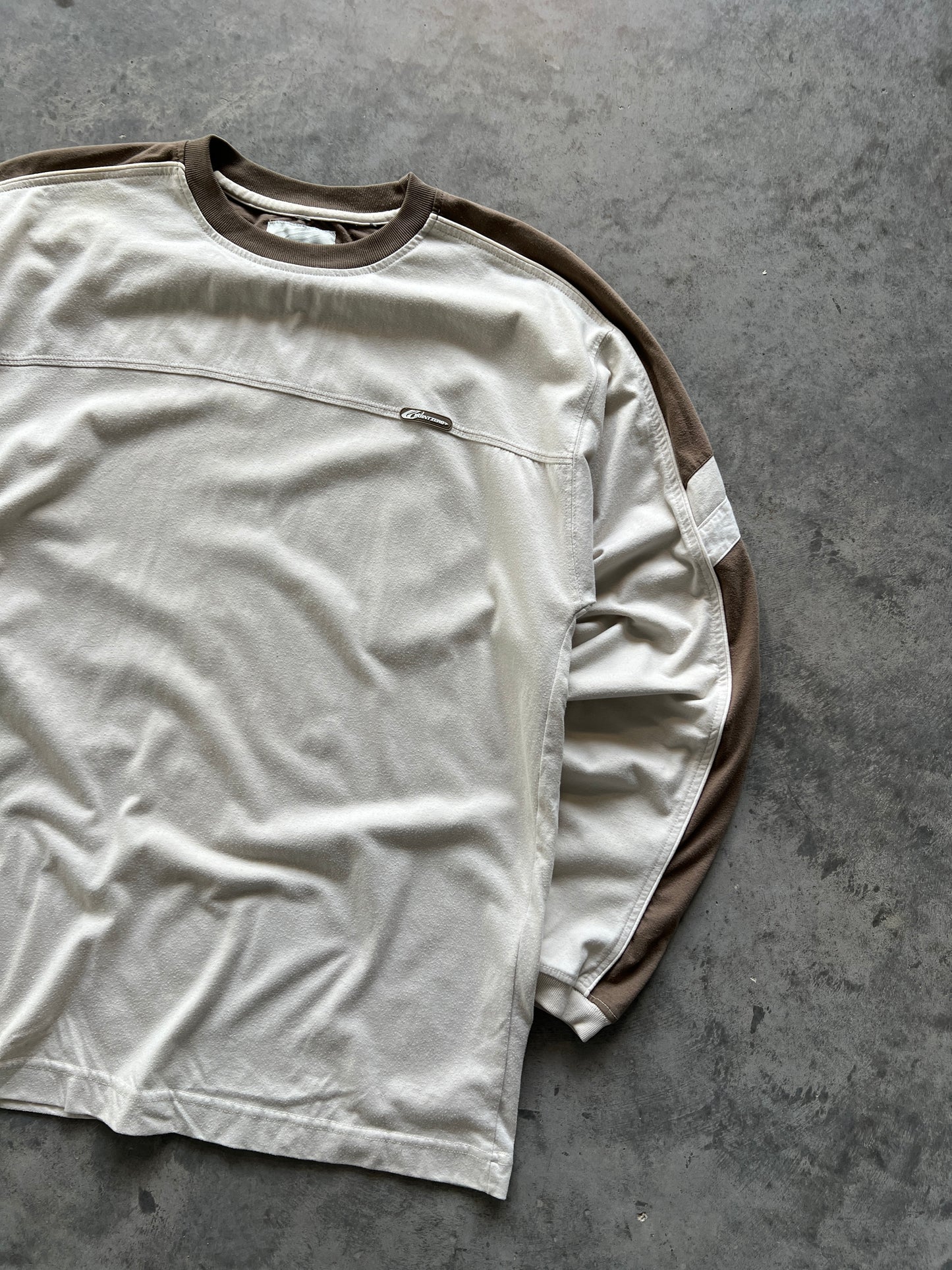 Vintage Tan Point Zero Longsleeve Shirt - M