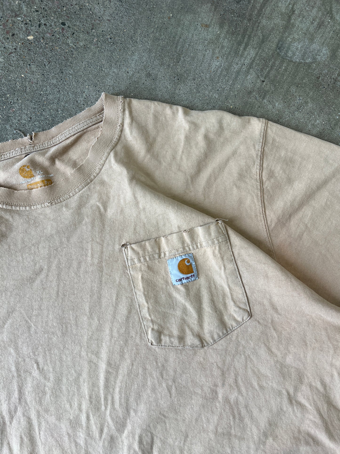 Vintage Tan Carhartt Pocket Shirt - XXL