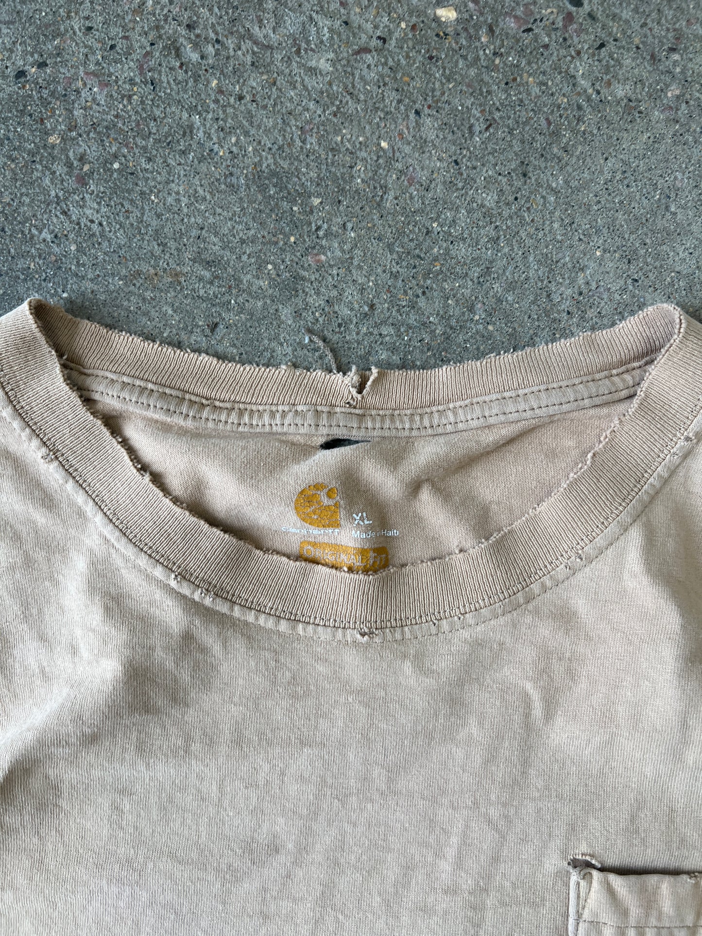 Vintage Tan Carhartt Pocket Shirt - XXL