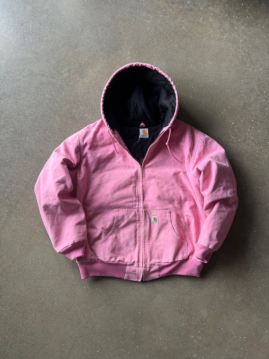 Vintage Bubble Gum Pink Carhartt Jacket - XL