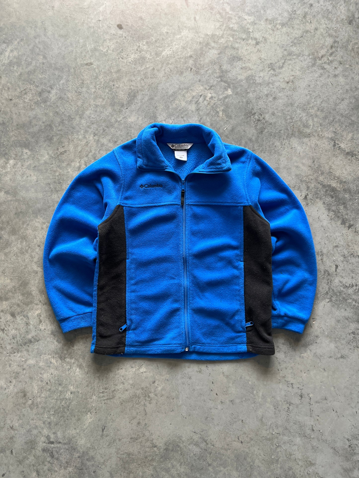 Vintage Sky Blue Columbia Two Tone Fleece - M