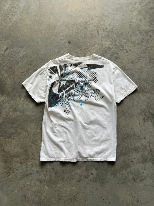 Vintage White Quicksilver Graphic Shirt - M