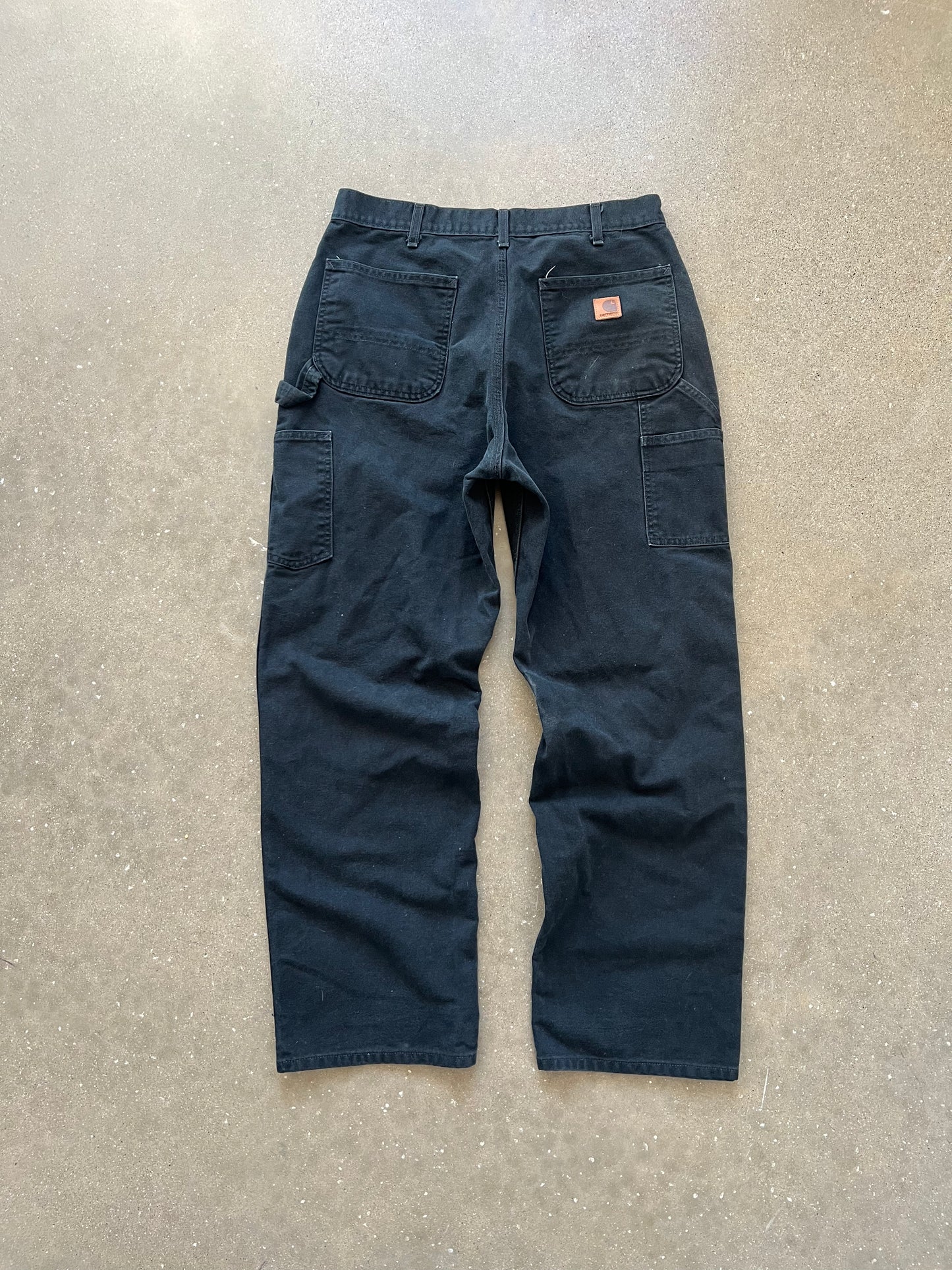 Vintage Black Carhartt Carpenter Pants - 34x32
