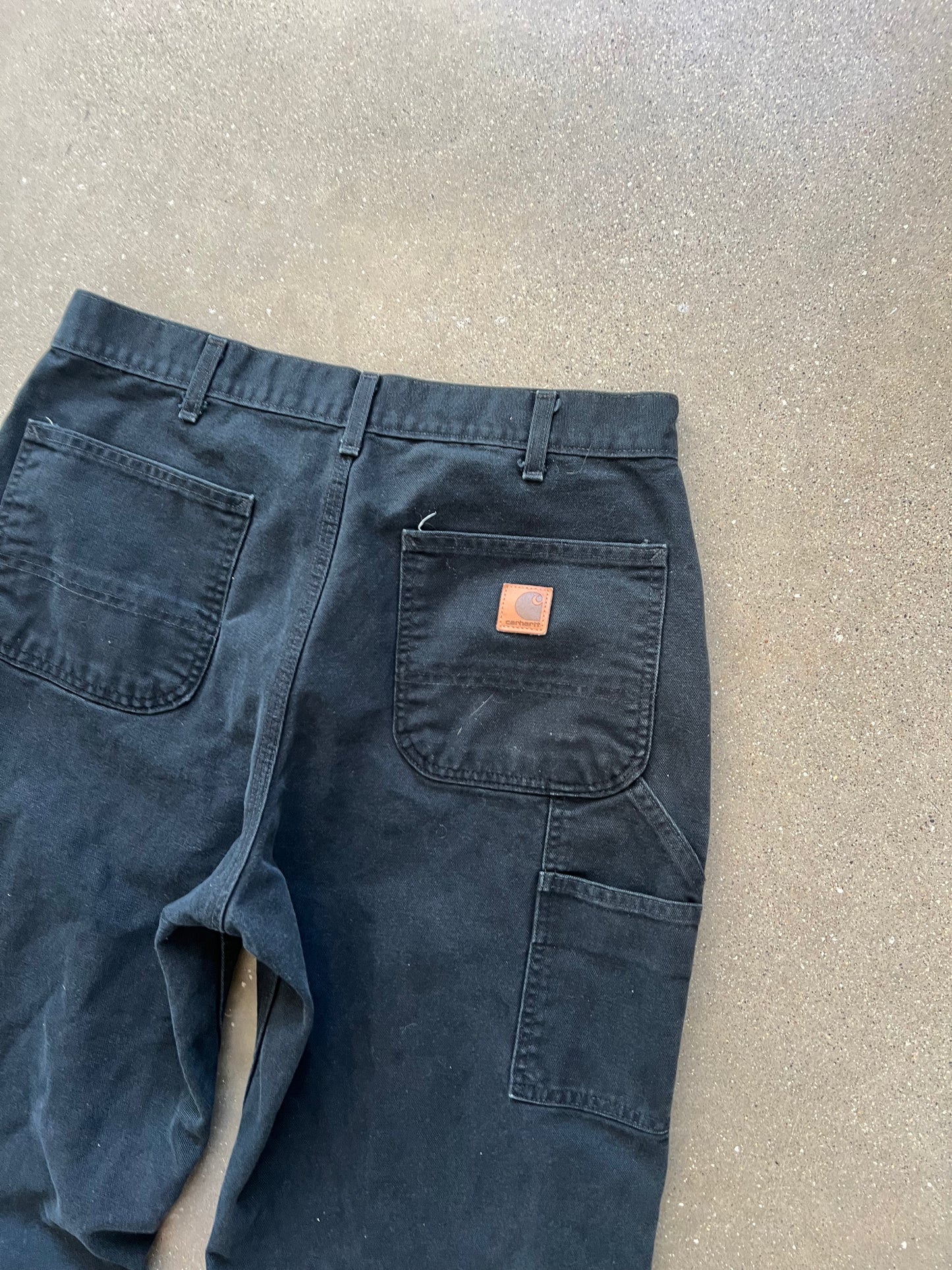 Vintage Black Carhartt Carpenter Pants - 34x32