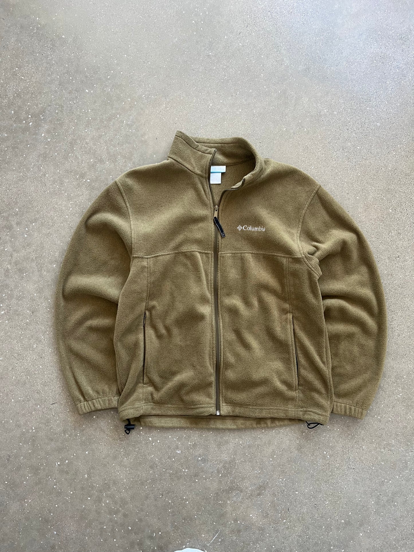 Vintage Pistachio Green Columbia Fleece Zip - L