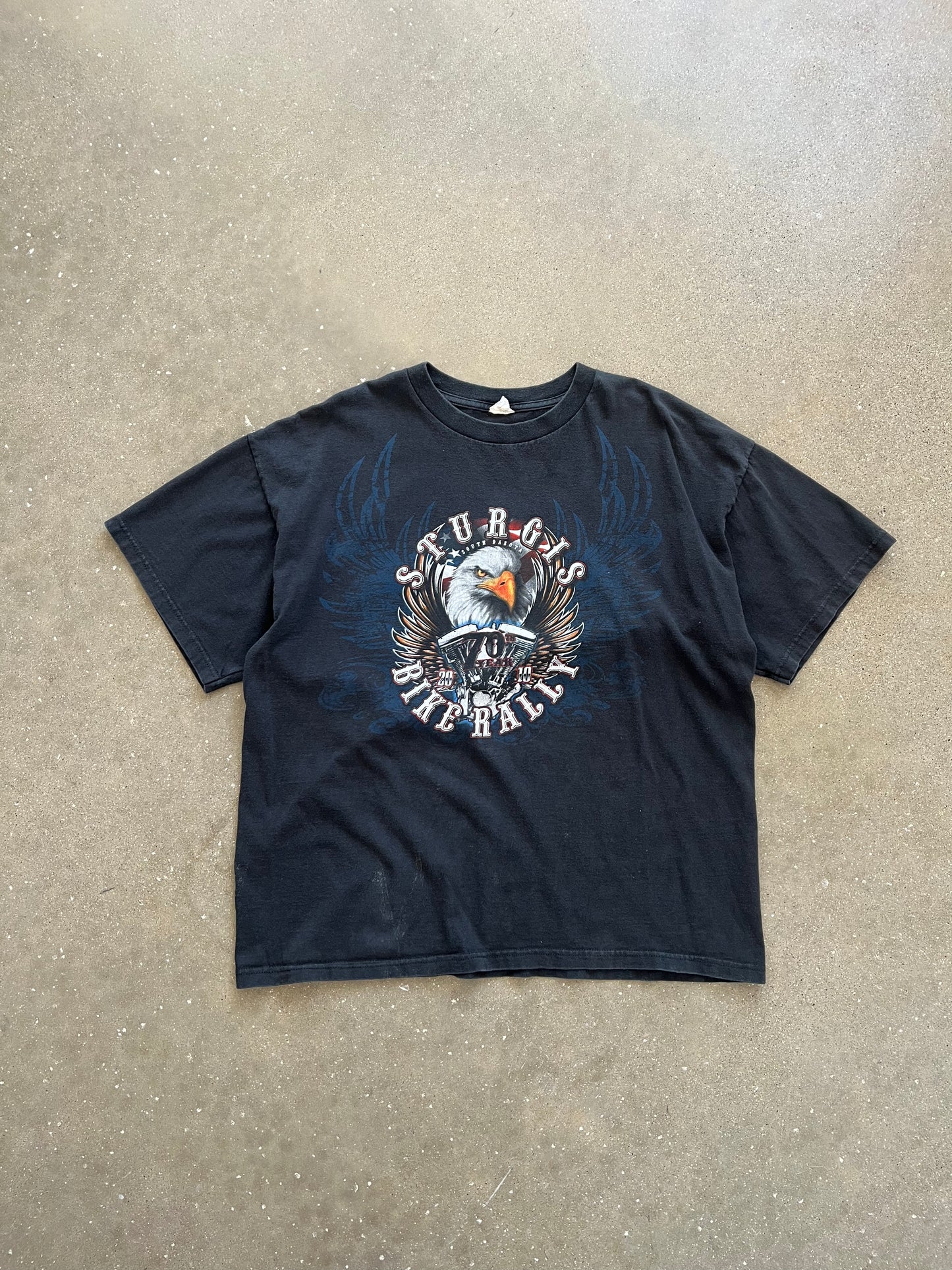 Vintage Faded Black Sturgis Shirt - XL
