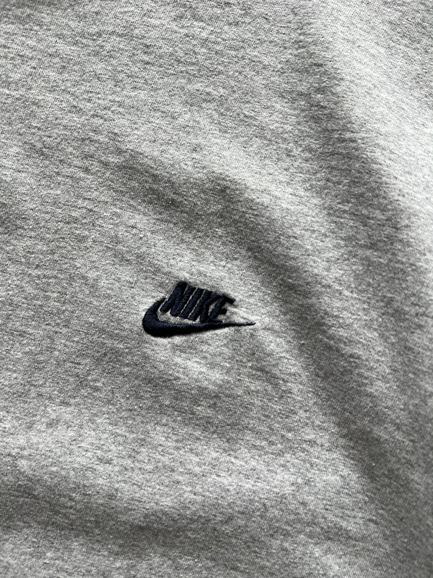 Vintage Heather Grey Nike Spellout Shirt - L