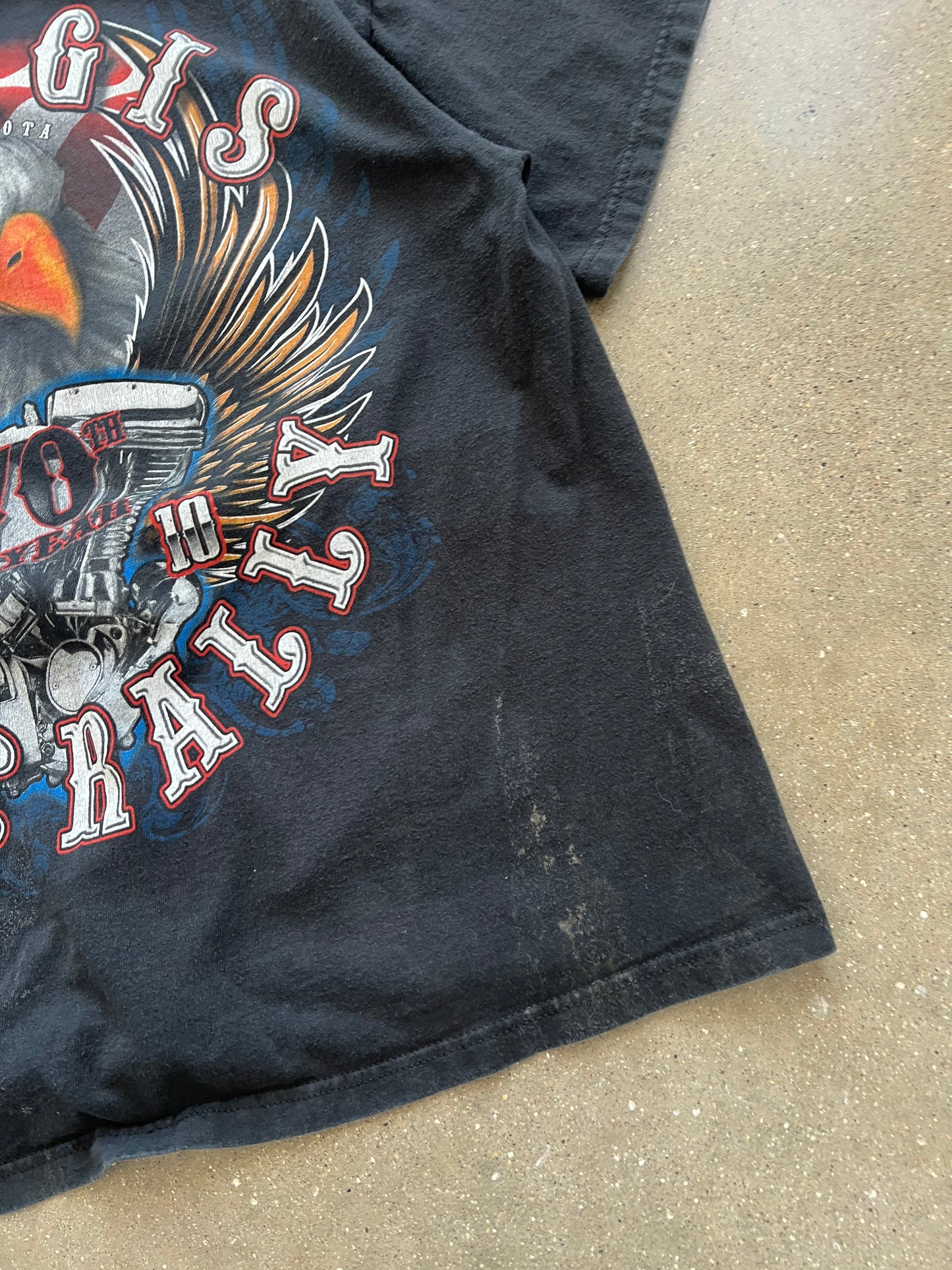 Vintage Faded Black Sturgis Shirt - XL