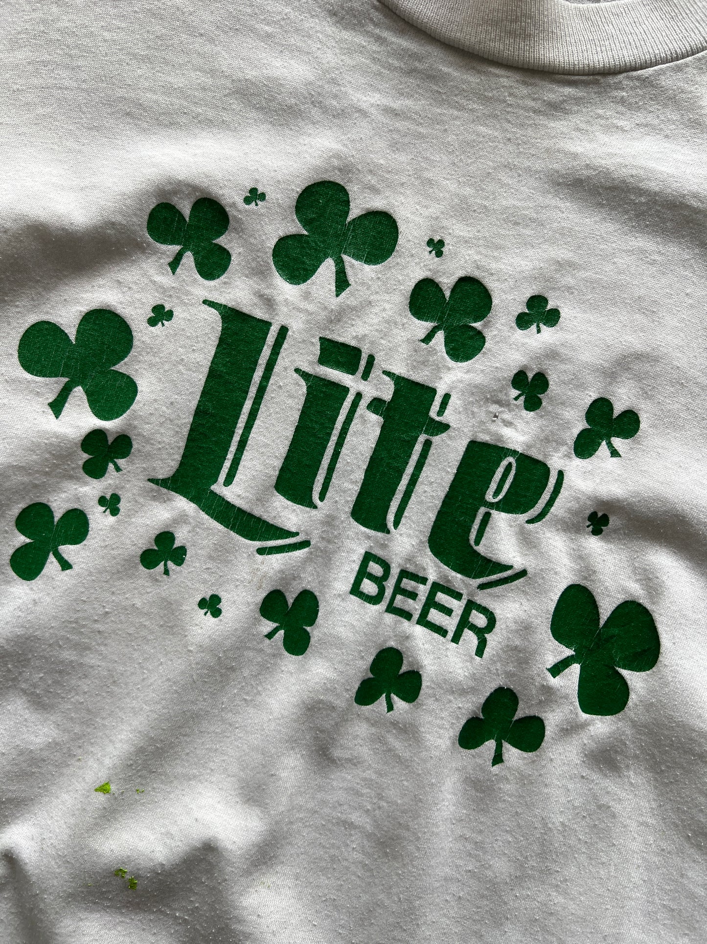 Vintage St. Patricks Miller Light Spellout Shirt - M