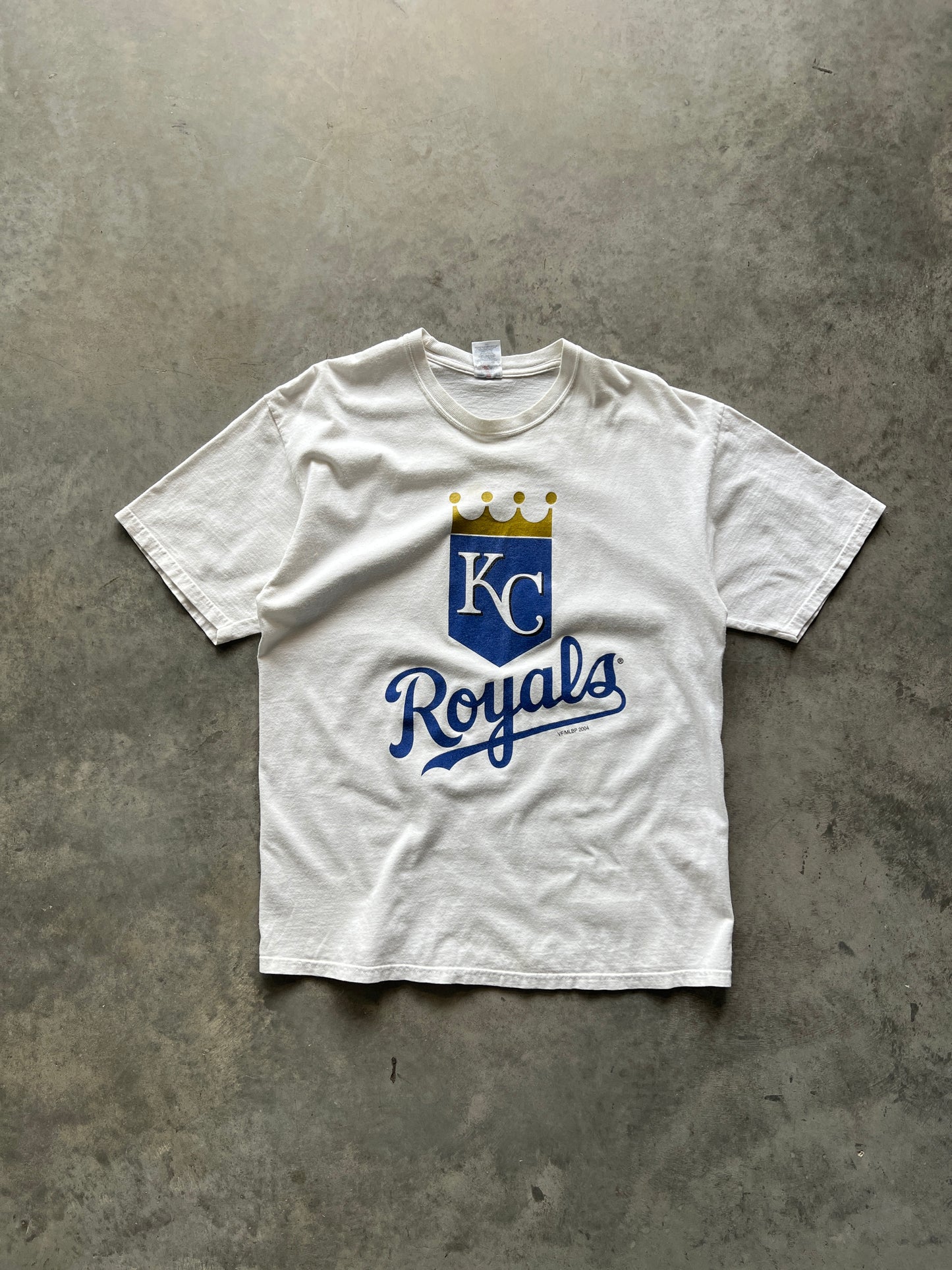 Vintage White Kansas City Royals Shirt - M