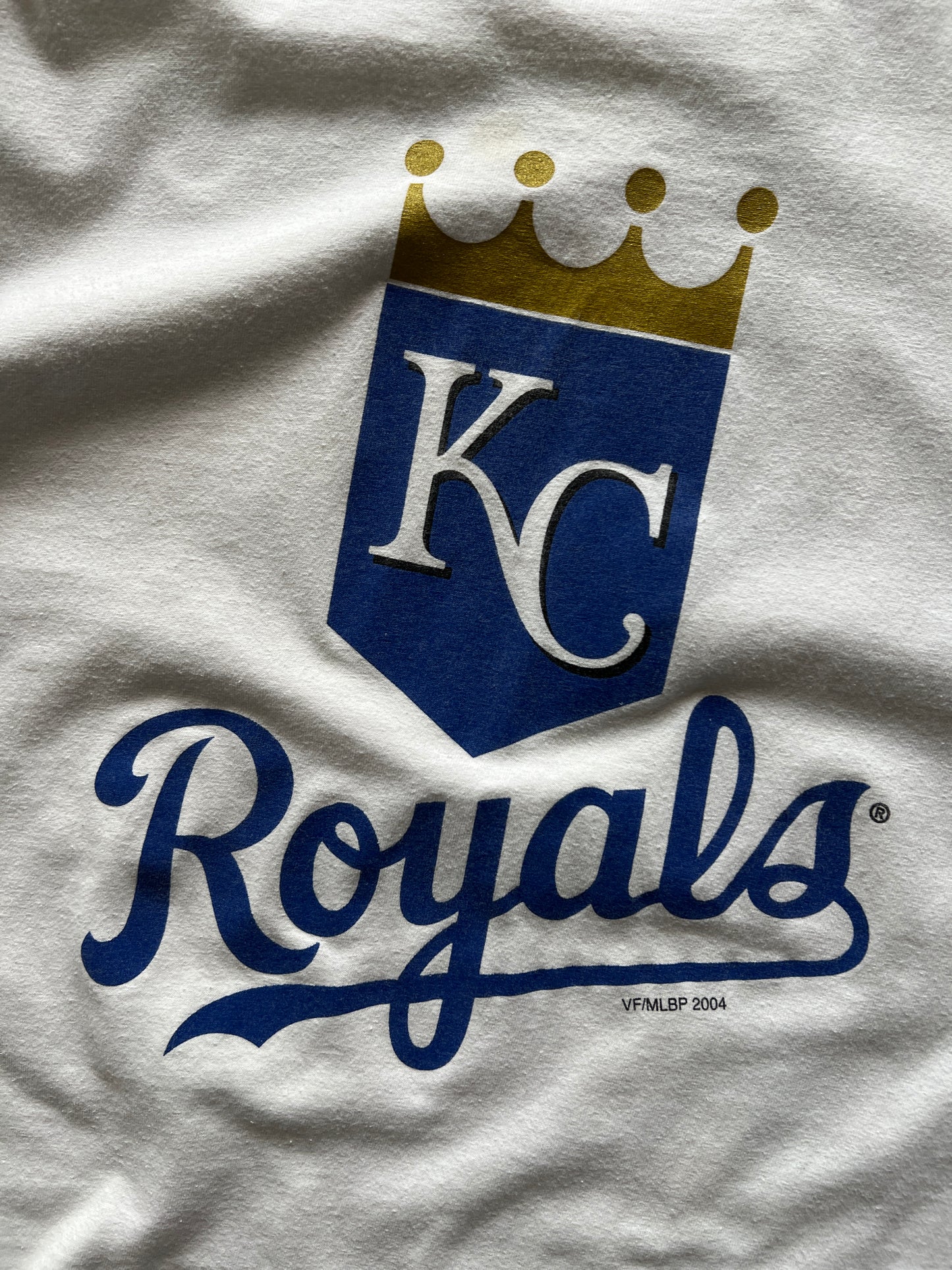 Vintage White Kansas City Royals Shirt - M