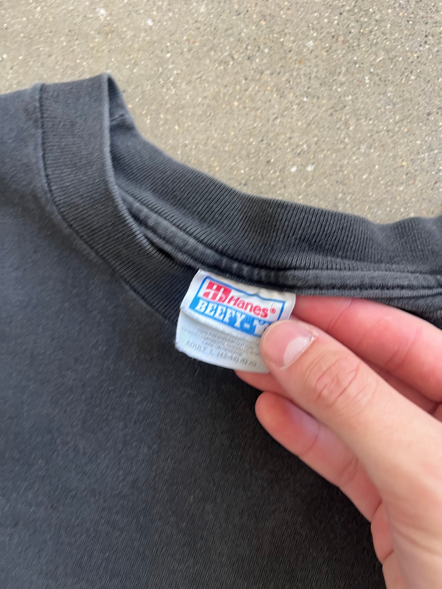 Vintage Faded Black Porsche Shirt - L