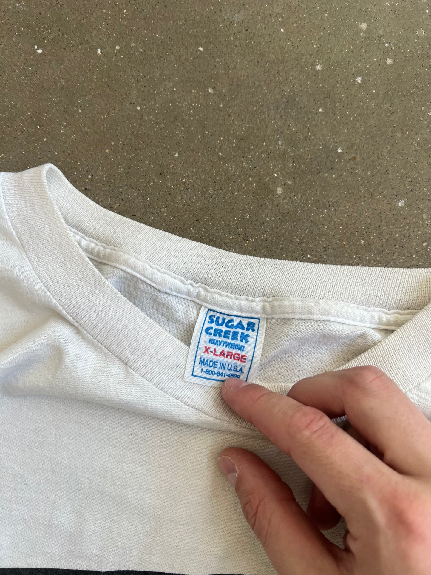 Vintage White Budweiser Ice Shirt - XL