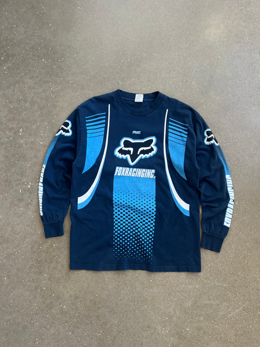 Vintage Blue Fox Racing Shirt - L