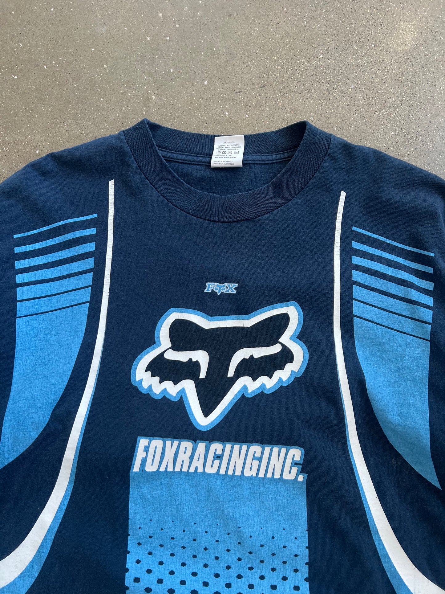 Vintage Blue Fox Racing Shirt - L