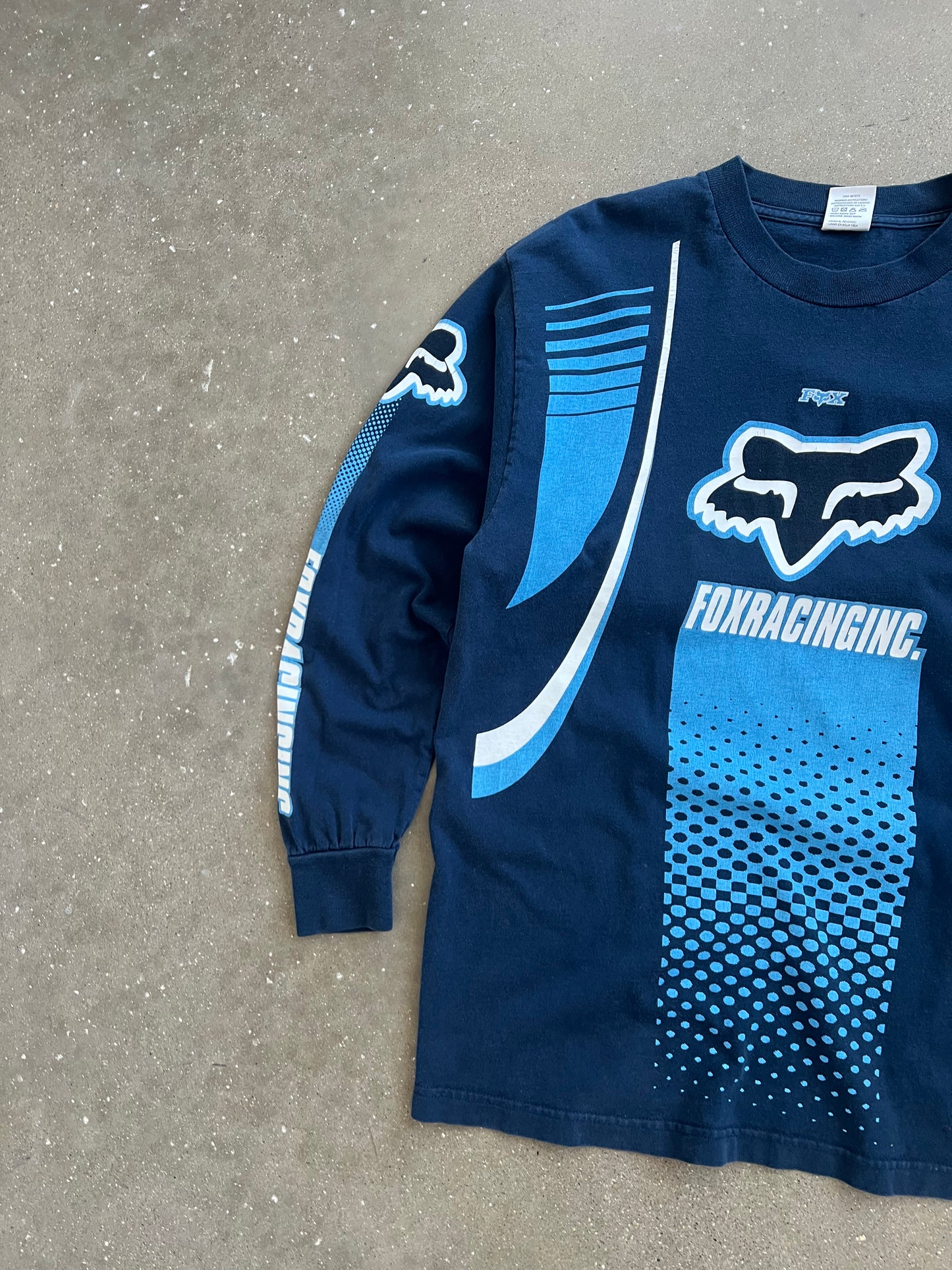 Vintage Blue Fox Racing Shirt - L