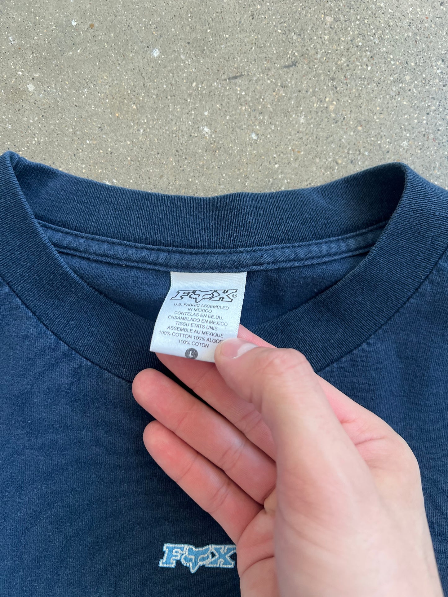 Vintage Blue Fox Racing Shirt - L