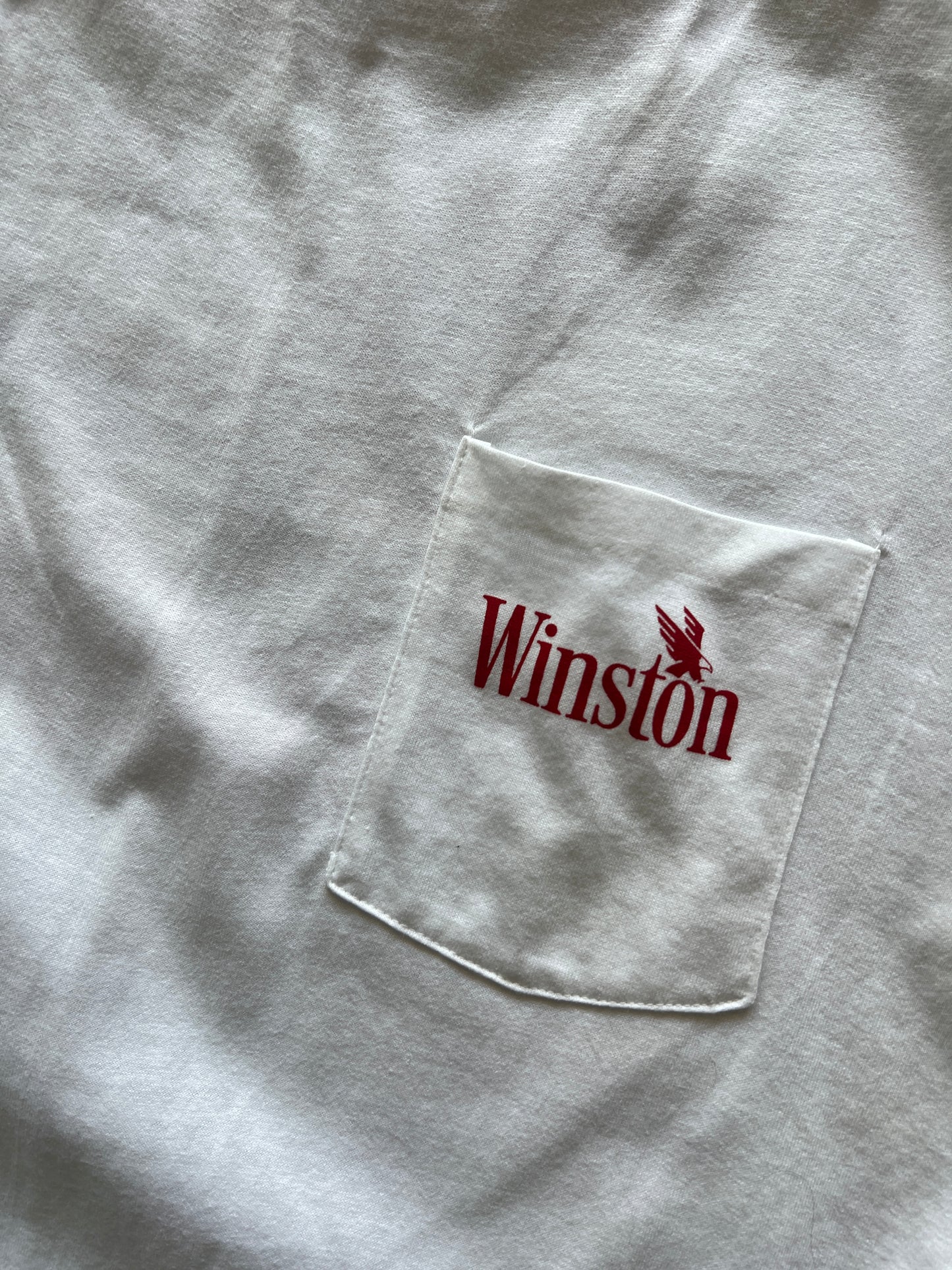 Vintage White Winston Cigarettes Shirt - L