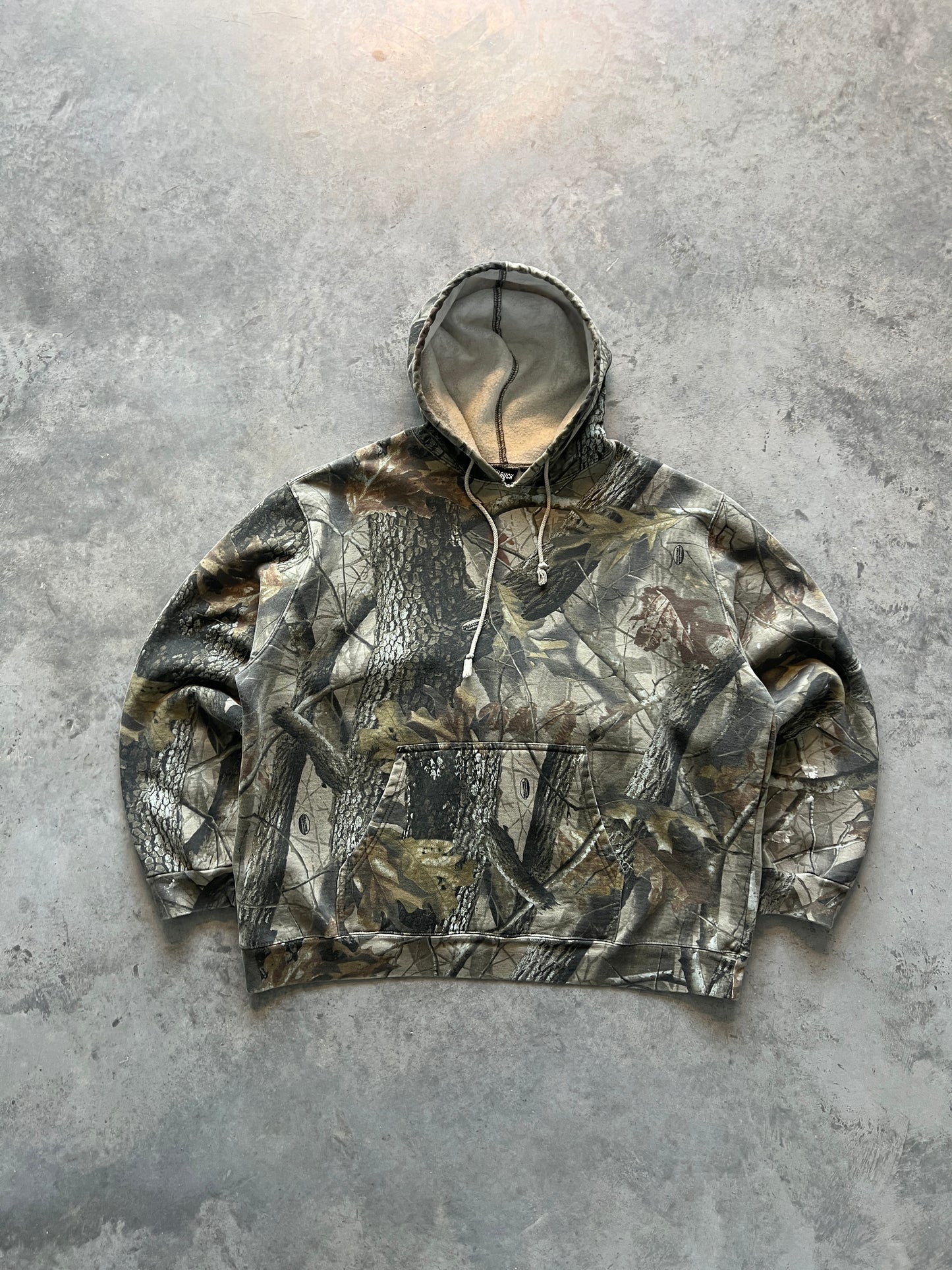 Vintage Ranger Camo Hoodie - XL