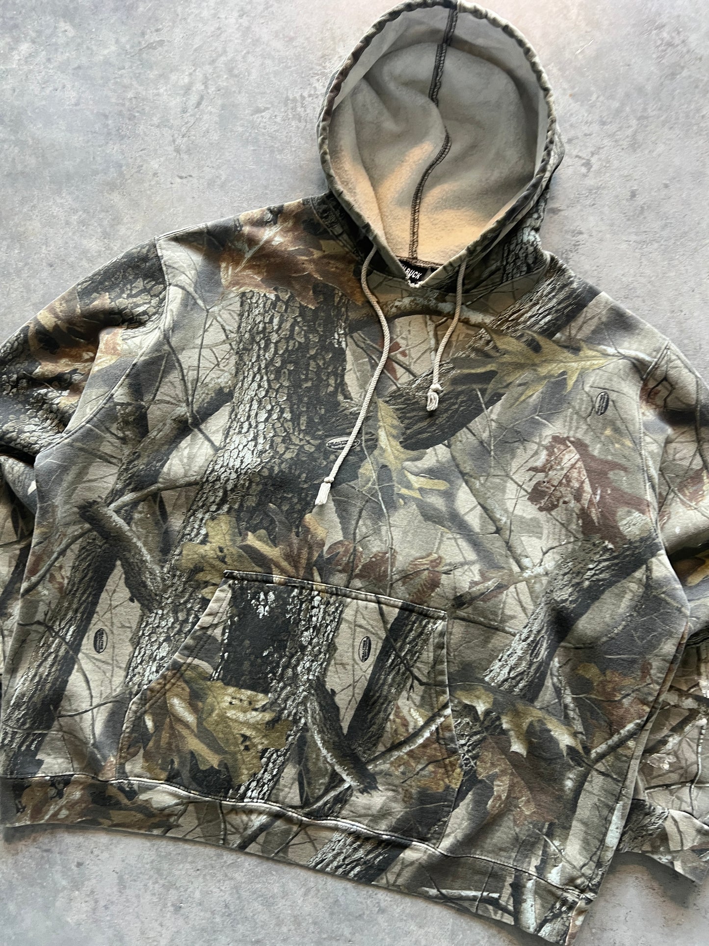 Vintage Ranger Camo Hoodie - XL