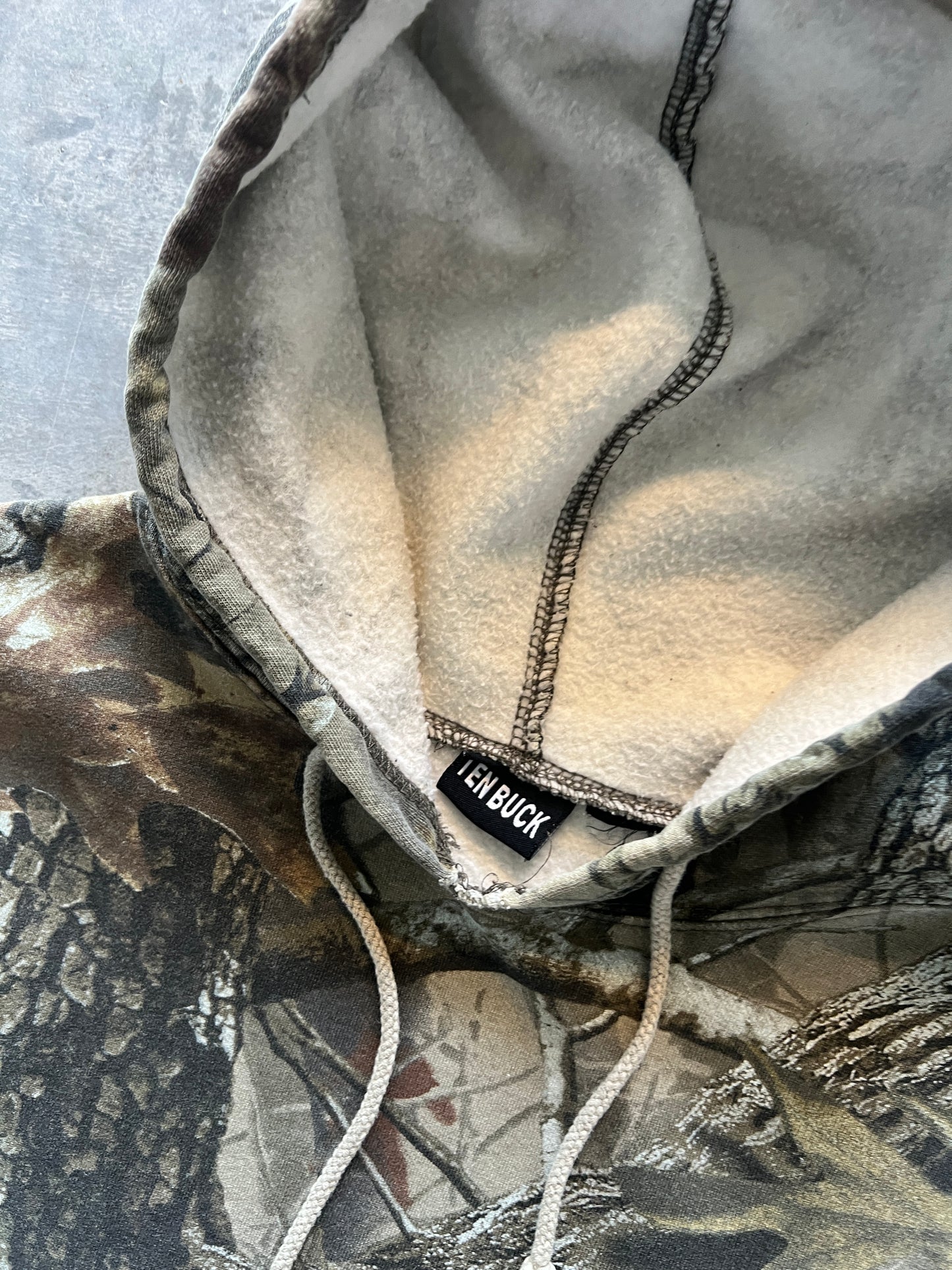 Vintage Ranger Camo Hoodie - XL