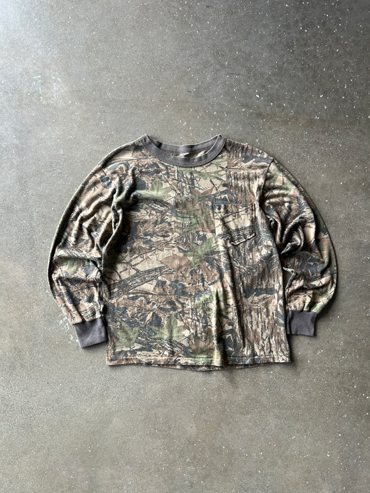 Vintage RealTree Camo Longsleeve Shirt - L