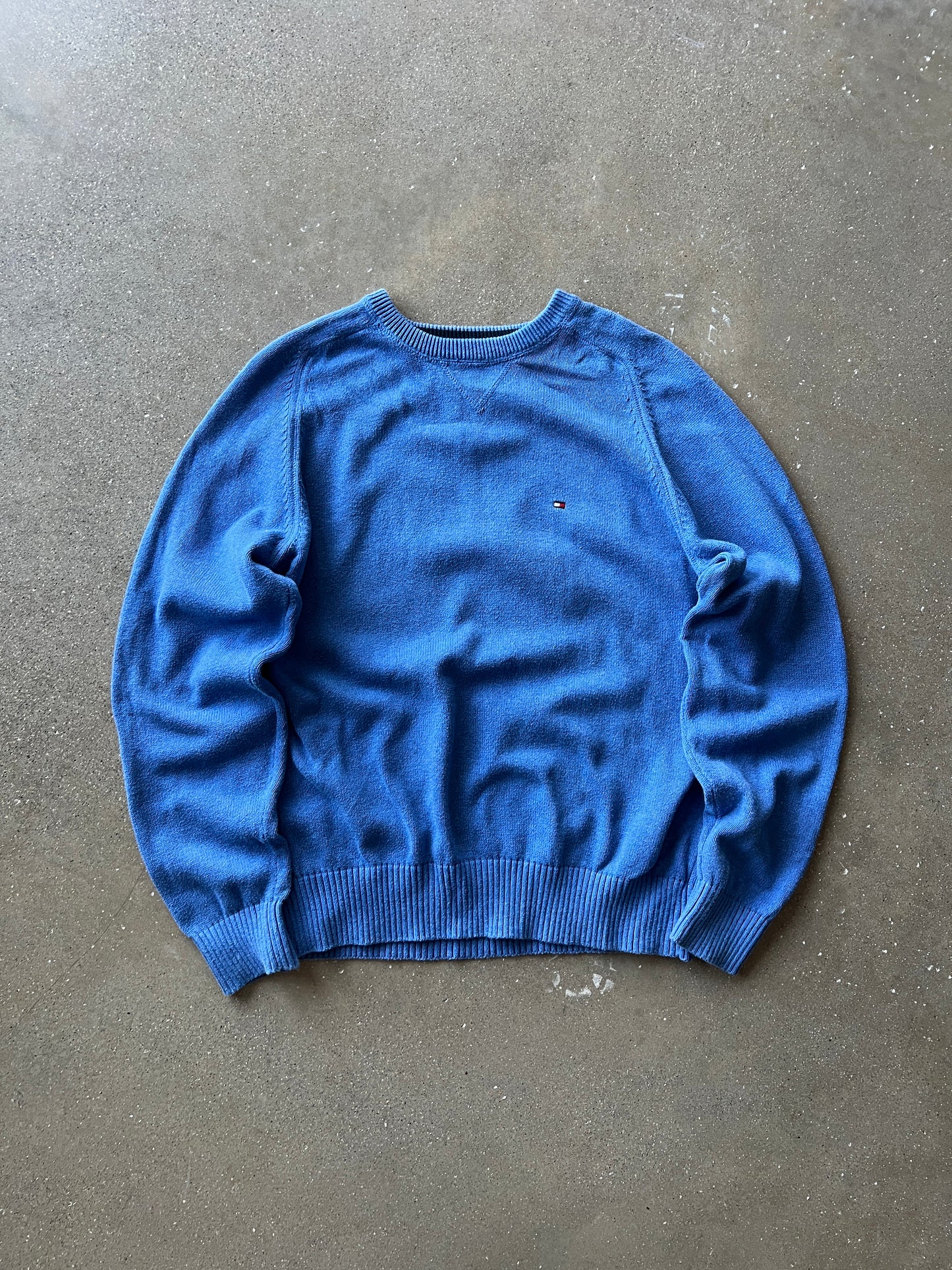 Vintage Sky Blue Tommy Hilfiger Crewneck - L