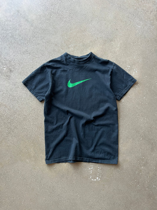 Vintage Black Nike Swoosh Shirt - S