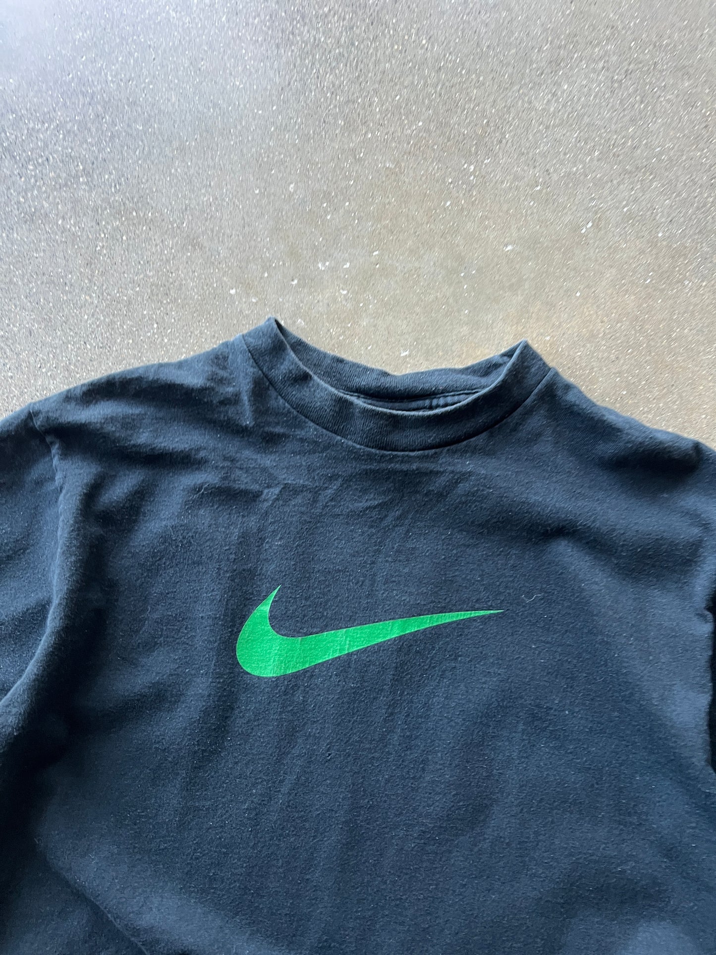 Vintage Black Nike Swoosh Shirt - S