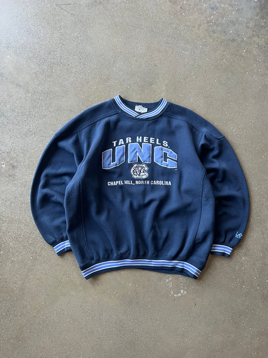 Vintage Blue Carolina Tar Heals Crew - L