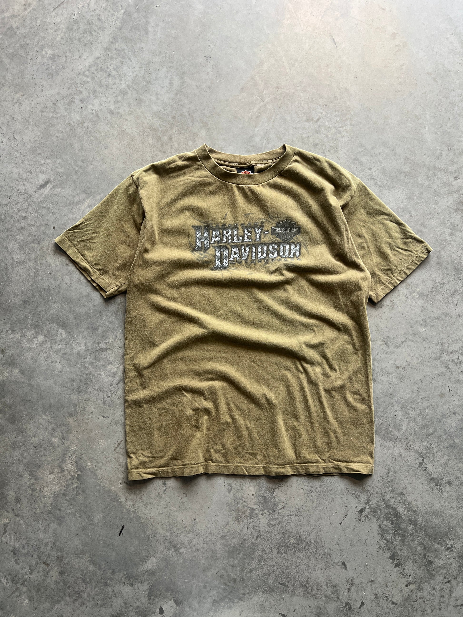 Vintage Brown Harley Davidson Shirt - XL
