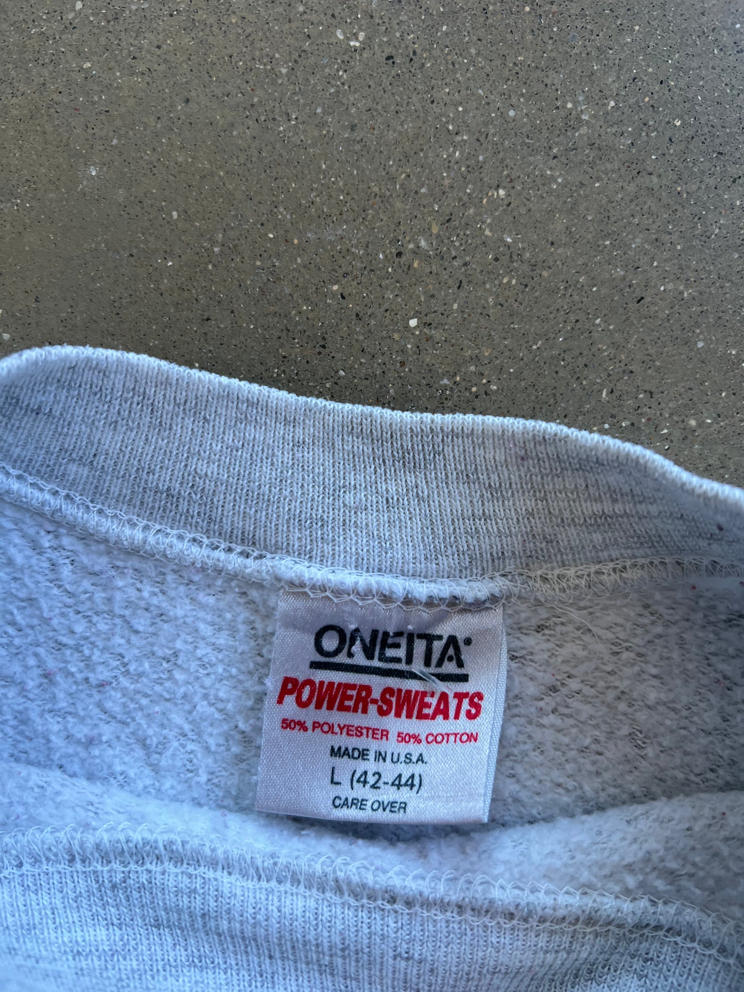 Vintage White Atlanta 1996 Crew - L