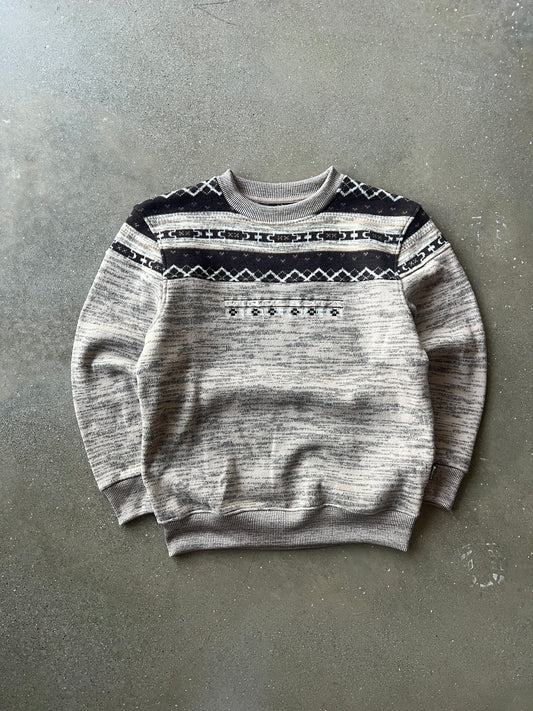 Vintage Brown Tan Minnesota Knit Sweater - L