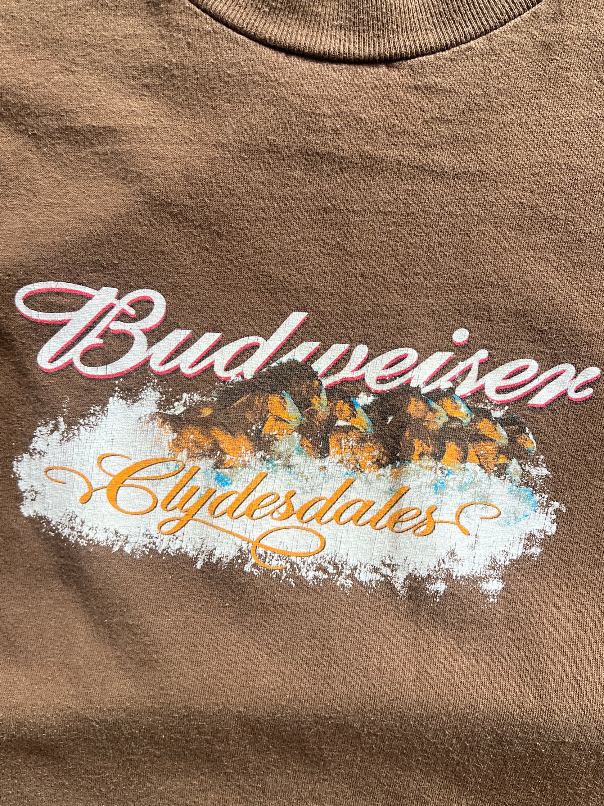 Vintage Brown Budweiser Shirt - XL