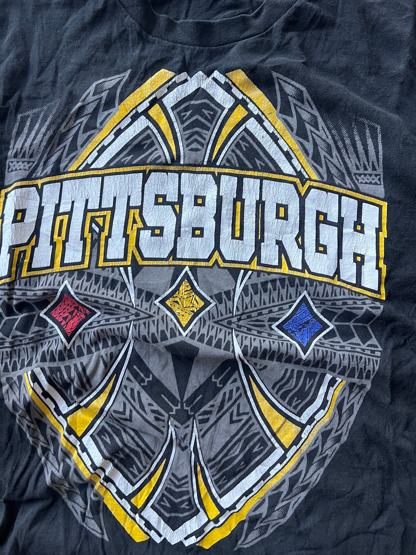Vintage Black Pittsburgh Steelers Graphic Shirt - L