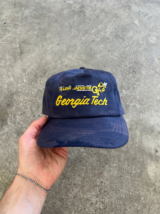 Vintage Navy Georgia Tech Snapback