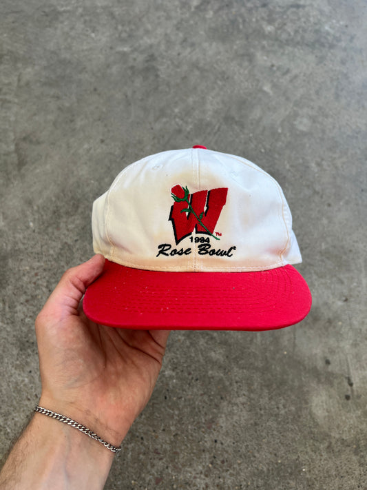 Vintage Wisconsin Rose Bowl Snapback Hat