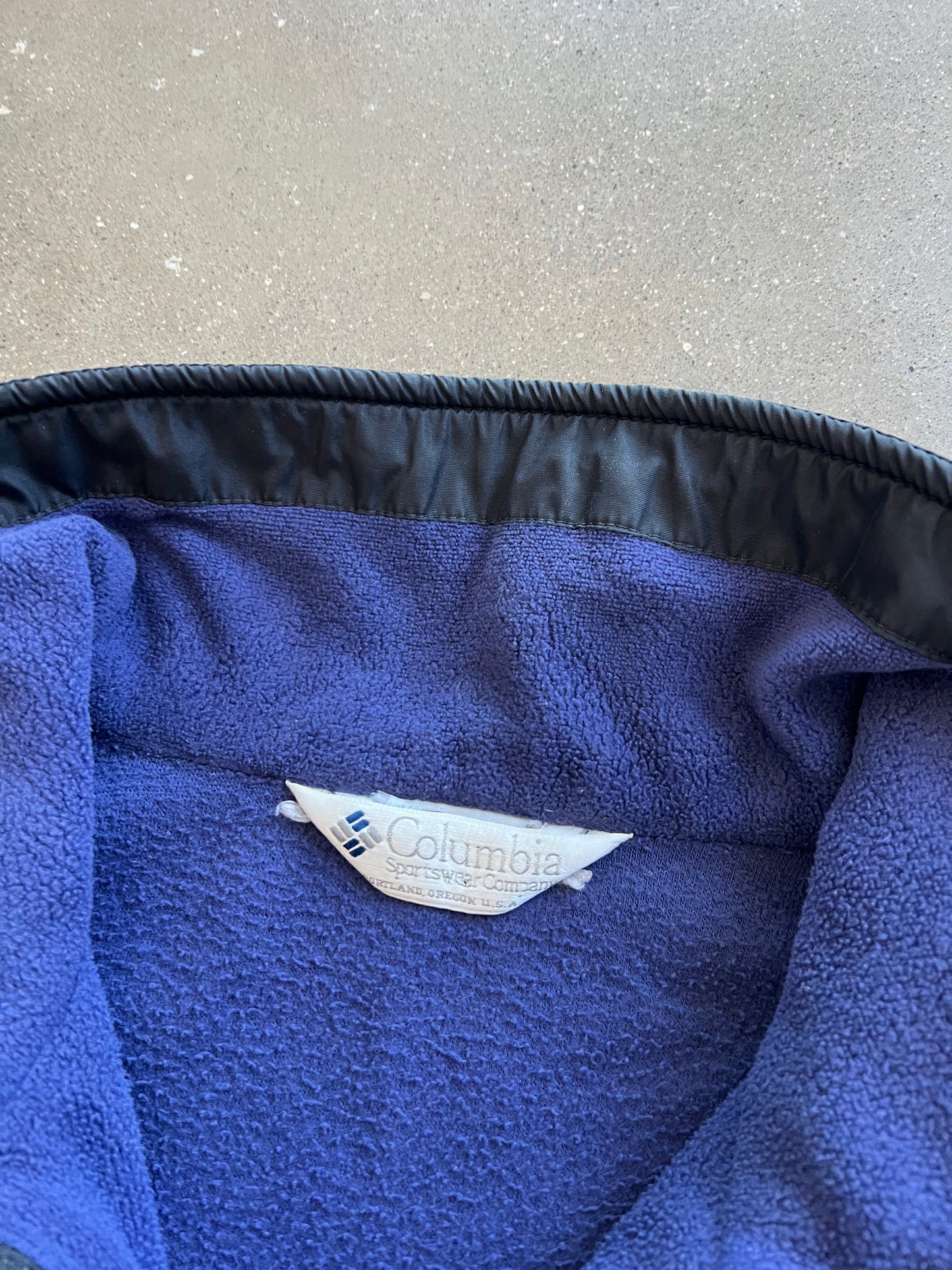 Vintage Purple Columbia Fleece Zip Up - M