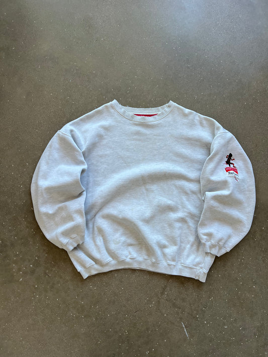 Vintage Chalk White Marlboro Crew - XL