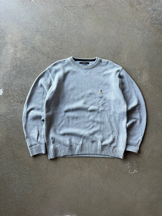 Vintage Grey Tommy Hilfiger Sweater - L