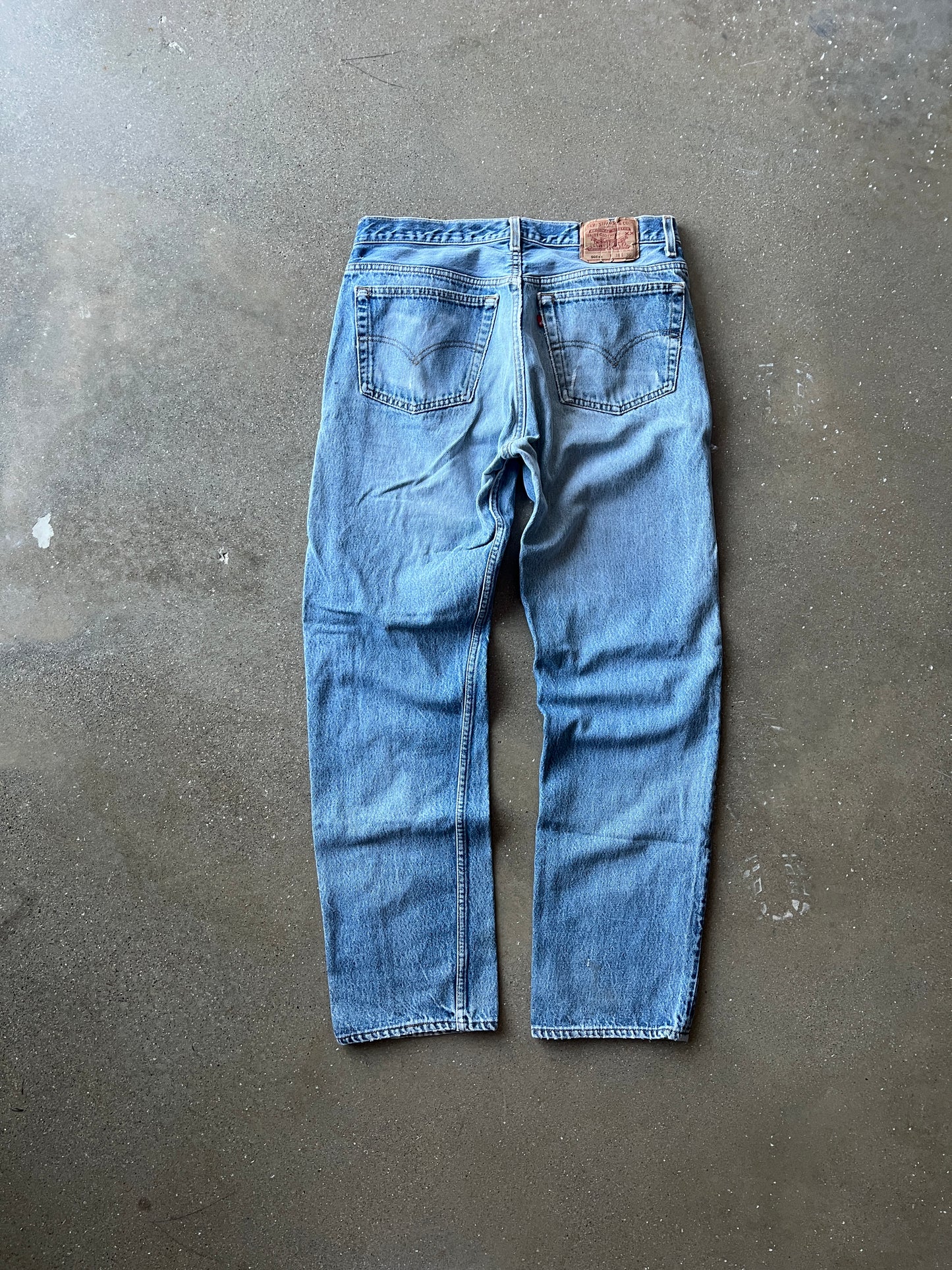 Vintage Faded Blue Levi 501 Pants - 38x36