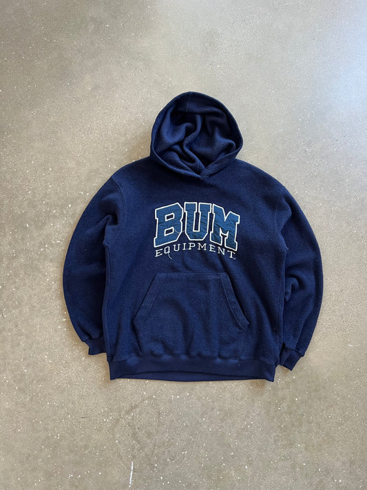 Vintage Blue Bum Equipment Hoodie - M